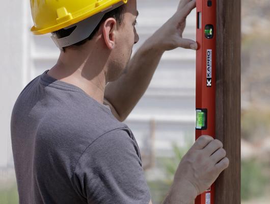 KAPRO GENESIS vaterpas 40 cm med DualView og 3 acryl-libeller